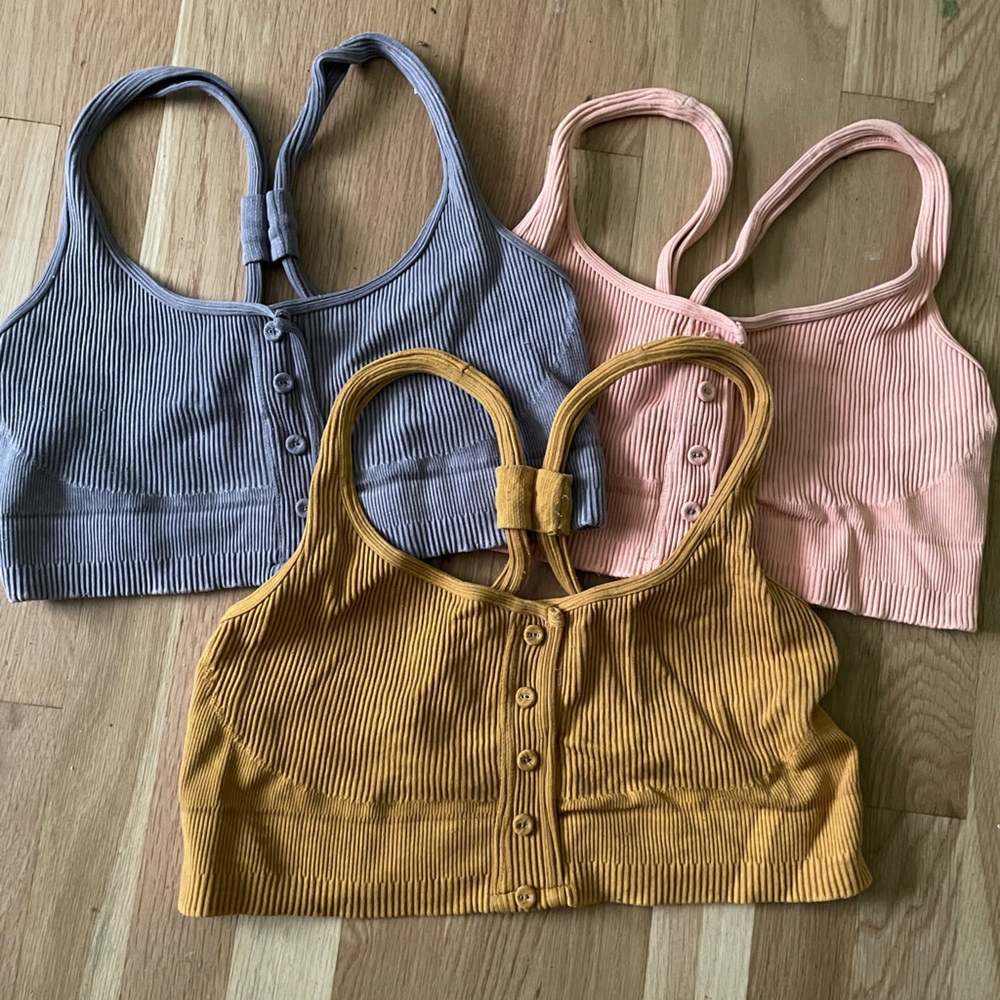 Free People Revive Washed Bra